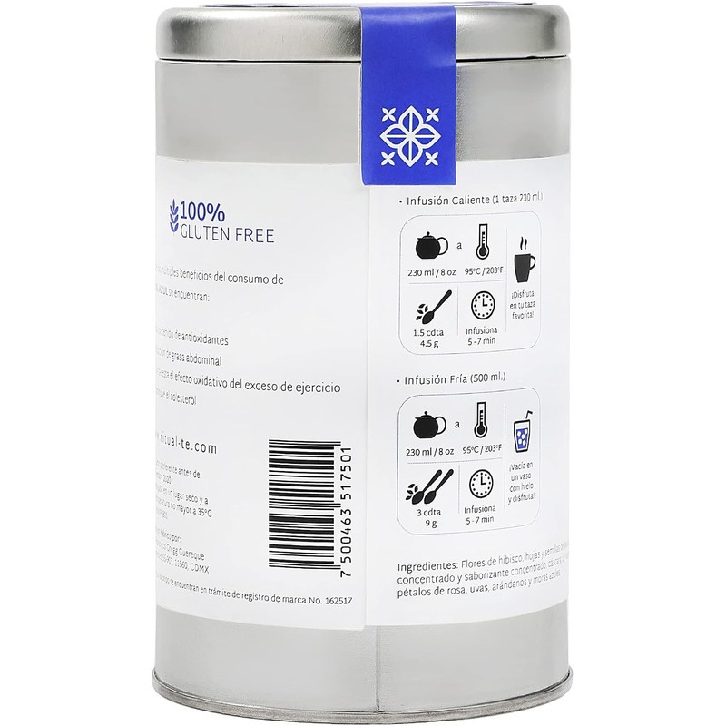 Tisana de Mora Azul Ritual Gourmet 150g – Infusión Frutal