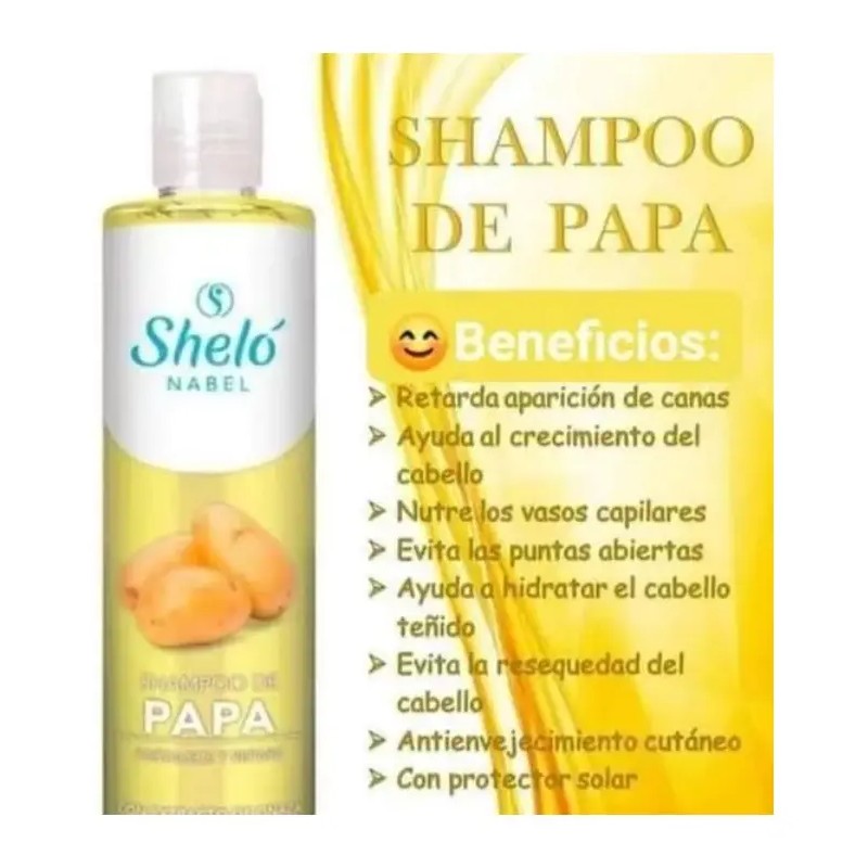 Shampoo Papa Aceite Cabello Shelo Nabel