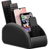 SVNXI Remote Control Holder with 5 Compartments,Pu Leather Office Organization