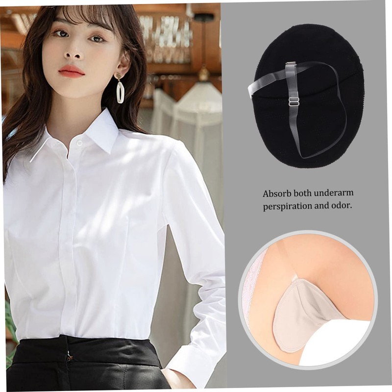 Mobestech 2 Pairs Absorbent Armpit Pads for Women Tips Armpit