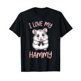 I Love My Hammy Dwarf Hamster Lover Hamster Pet Toddler Kids T-Shirt