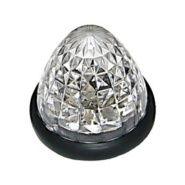 gearl parts Truck Marker Lamp LED Side Marker 16LED 24V Universal 8-piece Set Blue/Yellow/Red/White/Green Each Color Available (Clear Lens Green)