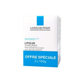 La Roche-Posay Lipikar Surgrass Cleansing Bar 2 x 150 g