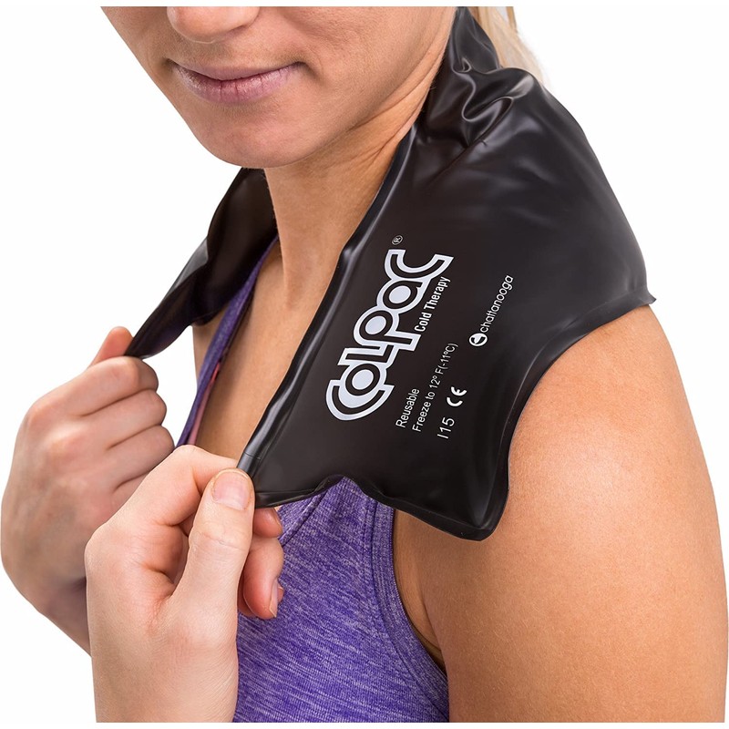 Chattanooga ColPac - Reusable Gel Ice Pack - Black Vinyl