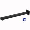 Nuodan Shower Arm with Flange, 16 Inches Wall Mount Square