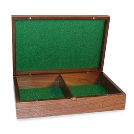 WorldWise Chess Box, Walnut Veneer - 12in