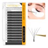 Nagaraku Extensiones De Pestañas 5d W Shape 8-15mm Mix