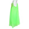 iToolai Women Summer Chiffon Sleeveless Beach Shift Dress(Fluorescent Green,L)