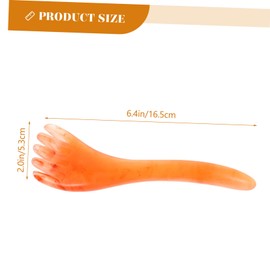 Gatuida Five Claw Jade Massage Comb Handmade Scraping Tool for Facial Acupoint Therapy Random Color Lightweight Design for Travel for Puffiness and Migraine Relief Random Color