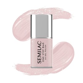 Semilac One Step 3in1 UV Nagellack S259 Naked Glitter Beige 7ml