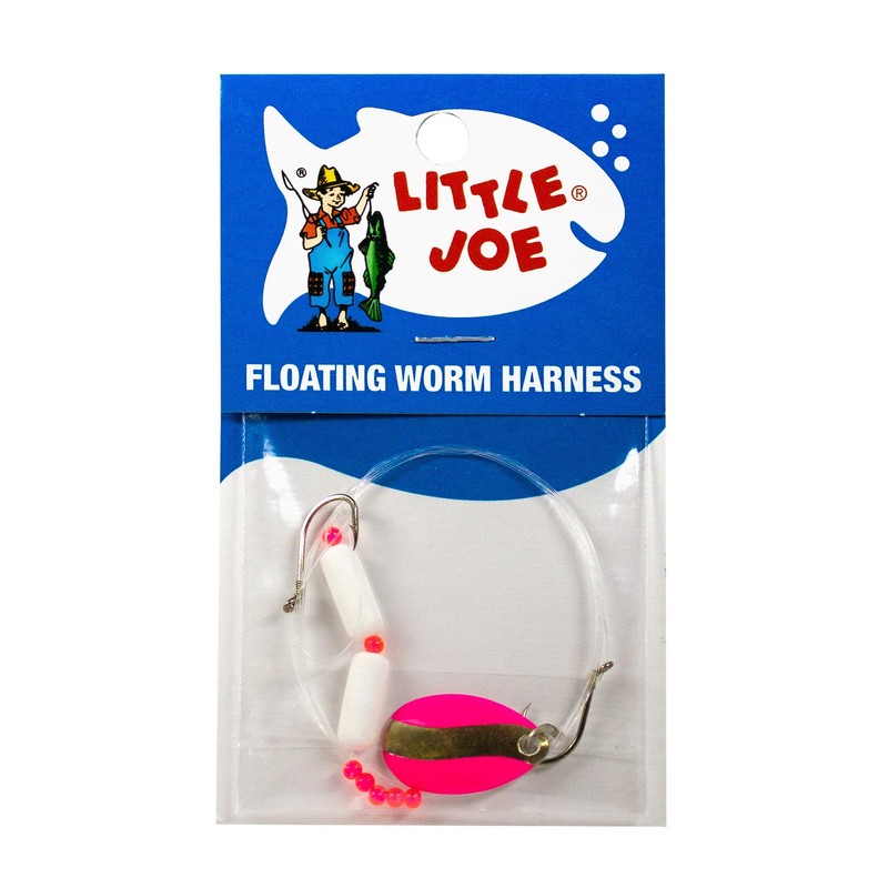 Little Joe Floating Worm Harness Spinner Rig Fishing Lure -