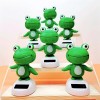 Cute Frog Solar Powered Dancing Swinging Animated Bobble Dancer Toy