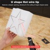 IMAGE Electric Foam Cutter 2-in-1 Styrofoam Cutter Tool Set, 100-240V/28W