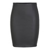 PIECES Women's PCPARO HW Coated Skirt/Noos BC 17092820, black
