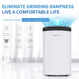 AIRPLUS 30 Pints Dehumidifier for Medium Spaces and Basements (AP1907)