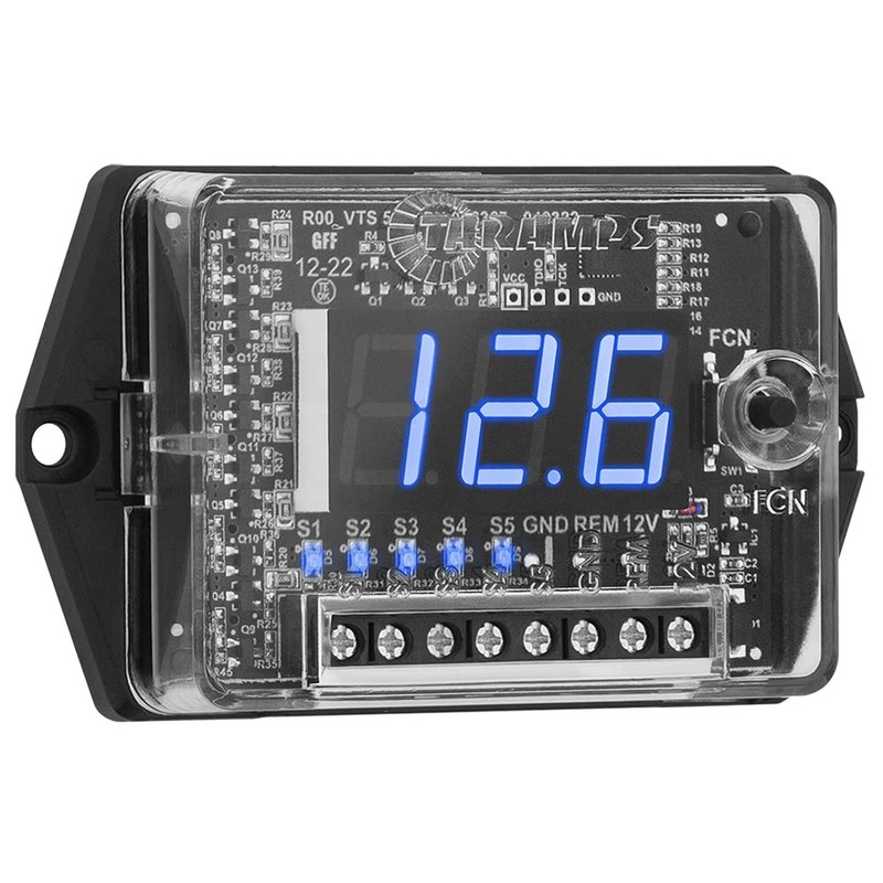 Taramp's Automotive Digital Voltmeter and Sequencer VTS 5.1 Blue LED