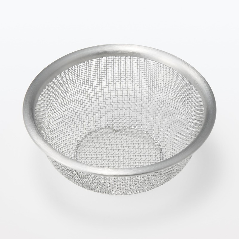 MUJI 84376269 Stainless Steel Mesh Colander XS Silver