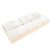 Watch Parts Storage Box Stackable 5 Compartments Acrylic Rubber Watch