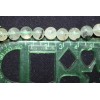 Prasiolite beads with Tourmaline 8mm about 15 1/2" strands (green