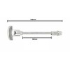 Home Supplies Direct Replacement Bathroom Lock Door Handle Thumb Turn