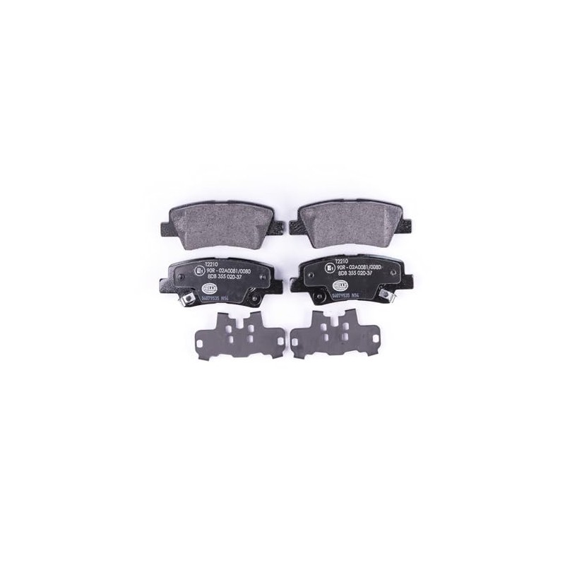 HELLA PAGID 8DB 355 020-371 Brake Pad Set, disc brake,