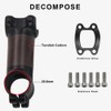 Alfa Pasca Carbon Stem 3K Matt Handlebar Stem 31.8 Carbon