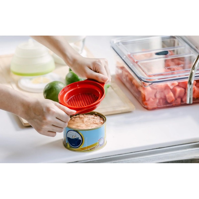Prepara Can Strainer – Universal Fit for Standard Cans, Dual-Flow
