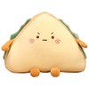 JOSON Sandwich Bread Pillow Dual-Purpose Pillow Cushion, Suitable for Sofa,