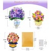 Magic Ants Pop Up Flower Bouquet Card Set – 3D