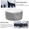 UCEDER Round Hot Tub Cover 170G Polyethylene Spa Cover Waterproof