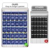 MISSLO Classroom Cell Phone Calculator Holder Numbered 30 Pockets Chart