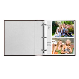 Pioneer Photo Albums 200-Pocket Ring Bound Burgundy Bonded Leather with Gold Accents Cover Photo Album for 4 x 6-Inch Prints
