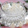 TABLECLOTHSFACTORY Mini Floating Rose Candle Ivory-60/pk