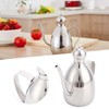 Oil Dispenser Stainless Steel Oil Bottle Leakproof Vinegar Pot Kitchen