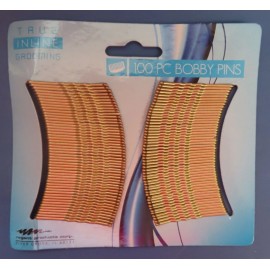 true inline grooming 100 Count of Black Bobby Pins  Gold.  100 pieces  True Inline Grooming   NEW