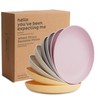 Nook Theory Reusable Wheat Straw Plates 8 Pcs - Non