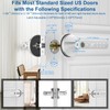 Foxgard Smart Fingerprint Door Lock:Fingerprint Door Knob-Biometric 5-in-1 Finger Print