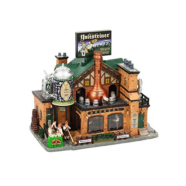 Lemax 05073 Yulesteiner Brewery, Caddington Village Sights & Sounds Collection,