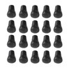 Meichoon 20 Pack Hiking Pole Replacement Tips Rubber Protectors for