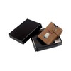 Q-Slim Wallet, Buffalo Leather Brown, rfid wallet