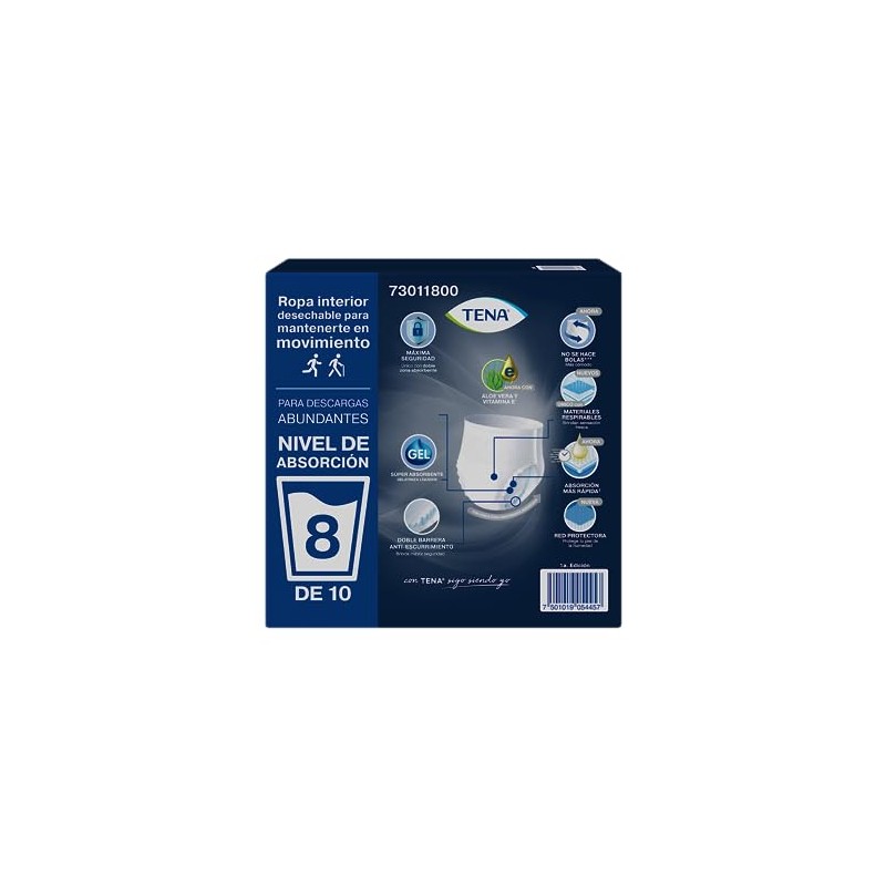 Tena Ropa Interior Desechable para Incontinencia Pants Supreme Protect Talla