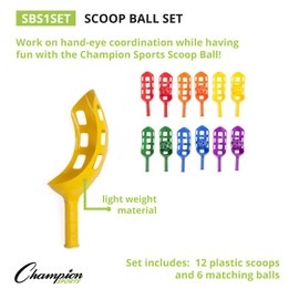 Champion Sports Scoop Ball Set