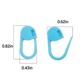 8Pcs Stainless Steel Circular Knitting Needles Set, Stainless Steel Circular Knitting Needles Set for Small Knit Projects Socks, Hats, Christmas Stockings, Fixed Circle Needles for Hats ( 4.5mm, 5mm, 5.5mm, 6mm, 7mm, 8mm, 9mm, 10mm )with 30 Stitch Marker