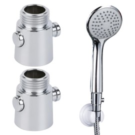 Pack of 2 flow limiter shower, water stopper shower, shut-off valve for water shut-off valve, shower head, water stop, water shut-off valve, shut-off valve, joint piece, water flow shower