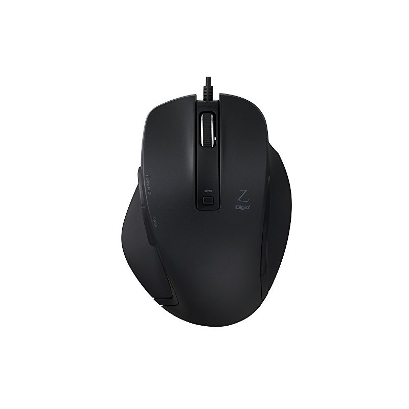 Nakabayashi Z8344 Digio2 Ultimate Shape Wired Mouse, 5 Buttons, Blue