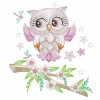 Embroidery By Vicki Springtime Owls EMBROIDERED 10 QUILT BLOCKS BEAUTIFUL