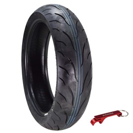 Kenda KM1 (KM001) 150/60R17 Rear Tire for Sport Touring Motorcycle 66H - Radial Tire with High-Speed Stability & Excellent Wet Grip w/Keychain (150/60-17)