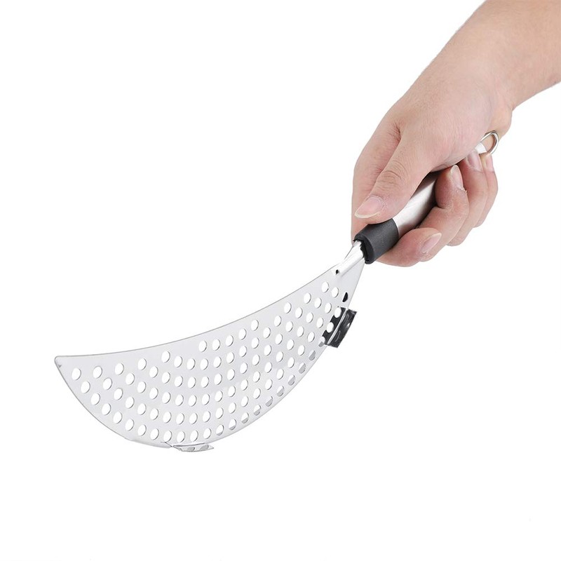Stainless Steel Pot Strainer Kitchen Colander Drainer All Purpose Food