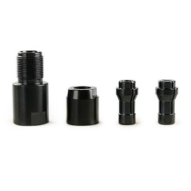 3MM & 6MM (1/8" & 1/4") Angle Grinder to Straight Grinder Adapter - 5/8-11 Thread Converter for DeWalt/Makita - Accessories for Rotary Bits:_3MM+6MM Silvery 