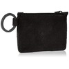 ASSOB Water Proof Suede Compact Wallet Mini Wallet, Black